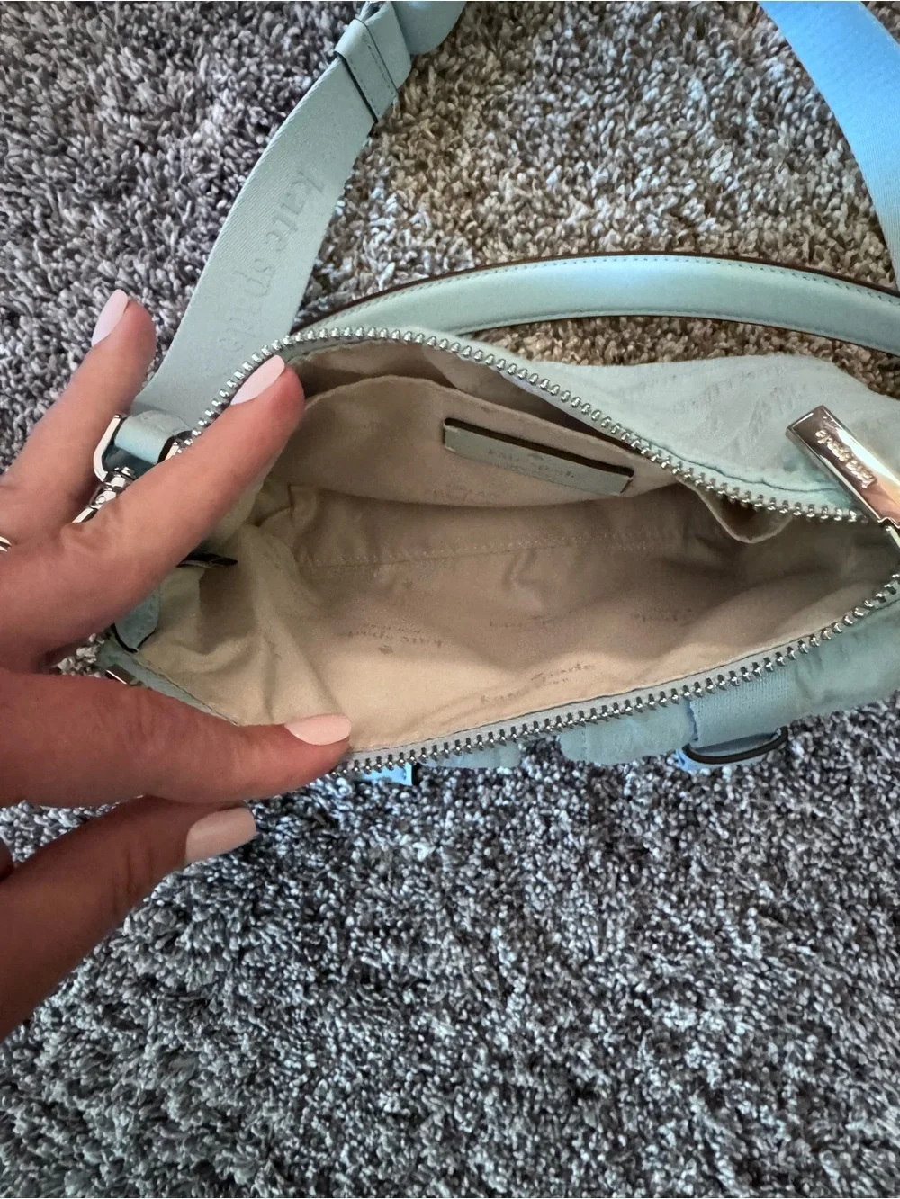 Like New Kate Spade Light Blue Purse